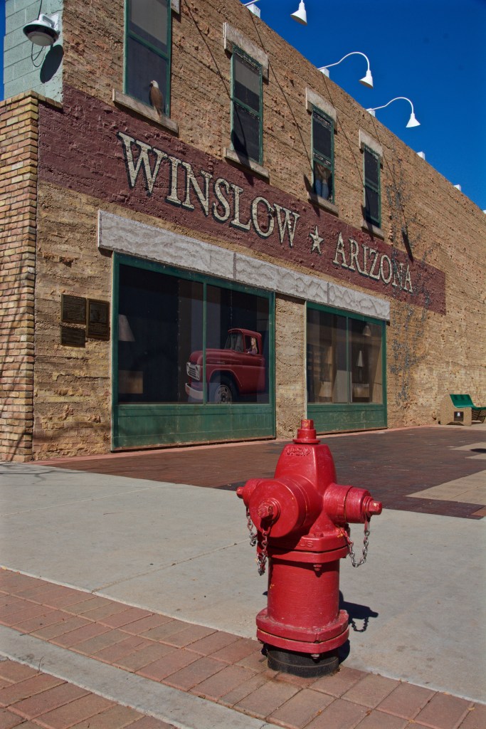 Mural on wall in Winslow